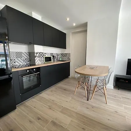 Daire Magnifique T2 37m2 Centre Vue Au Bord De La Neuf 4 Couchages Balcon Parking Prive Ferme Clim Wifi *