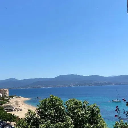 Sea View: Beachfront T2 With Balcony And Parking * Ajaccio (Corsica)