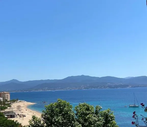 Sea View: Beachfront T2 With Balcony And Parking * Ajaccio (Corsica)